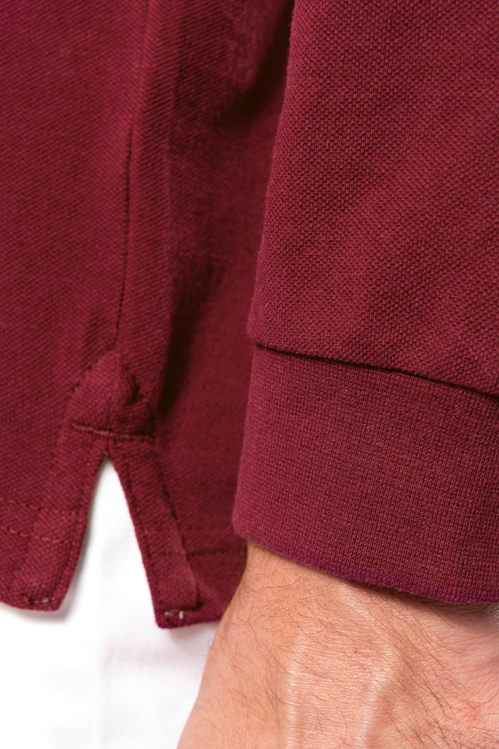 Men's long-sleeved polo shirt - Image 16
