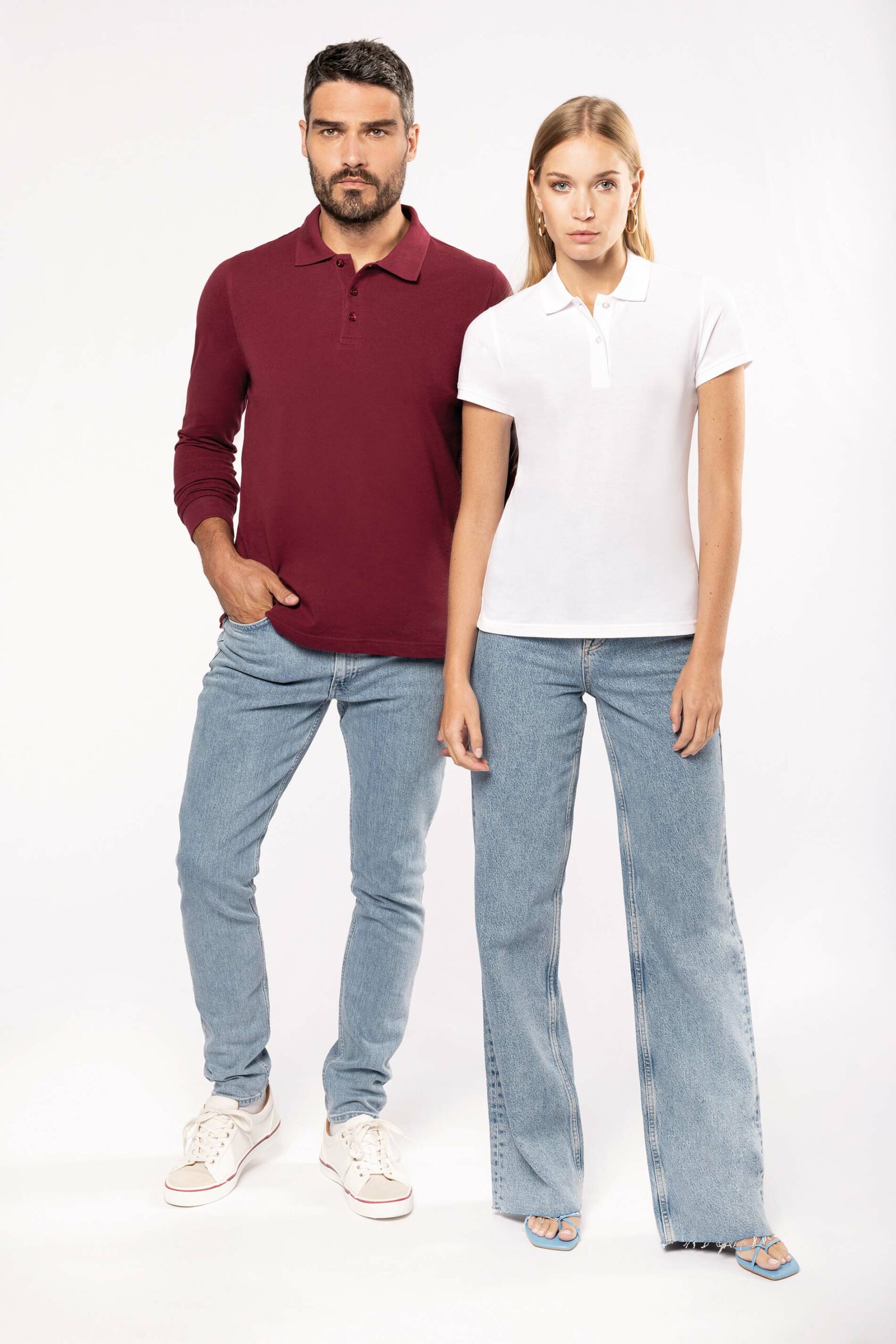 Men's long-sleeved polo shirt - Image 25
