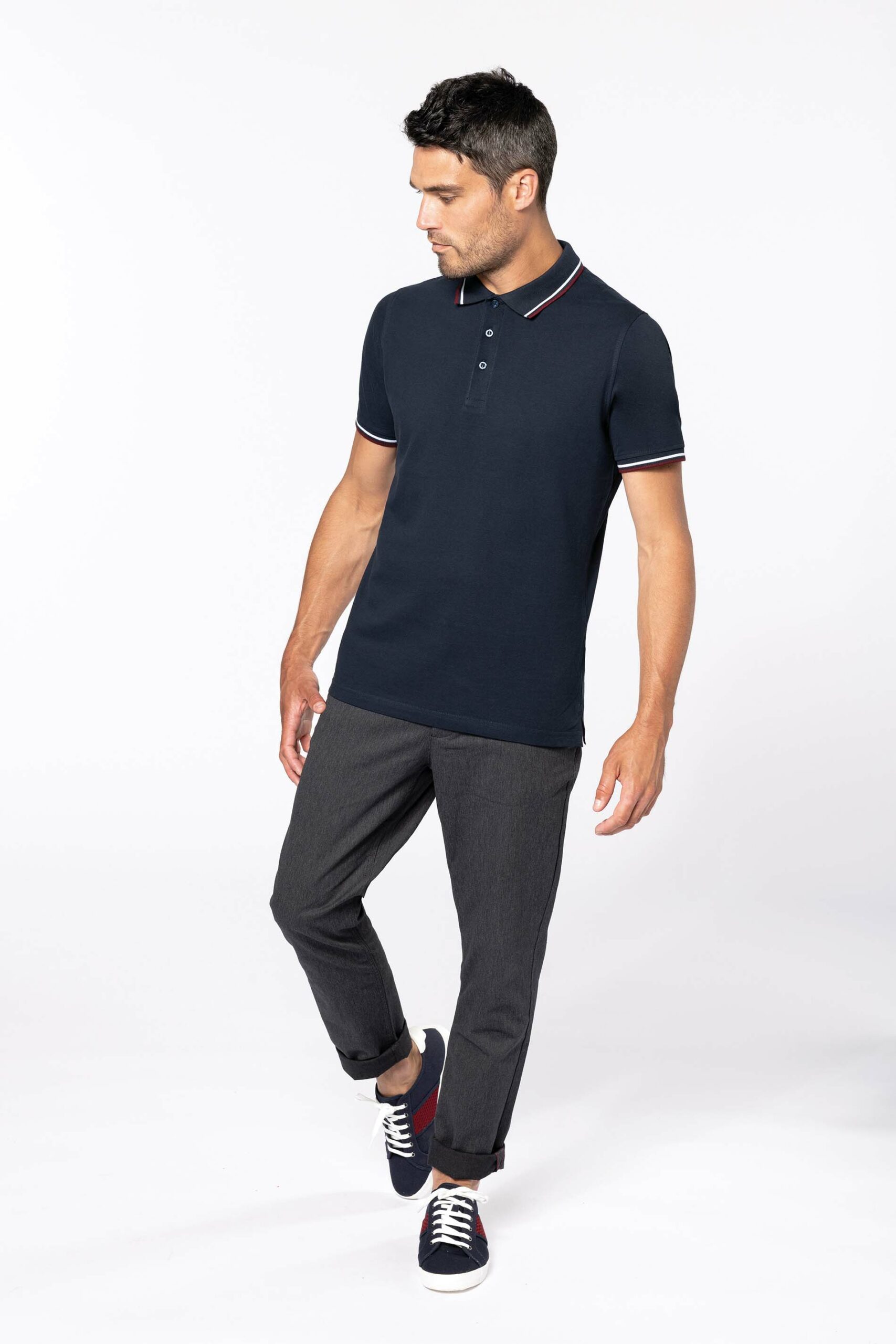 Men's short-sleeved polo shirt - Image 3