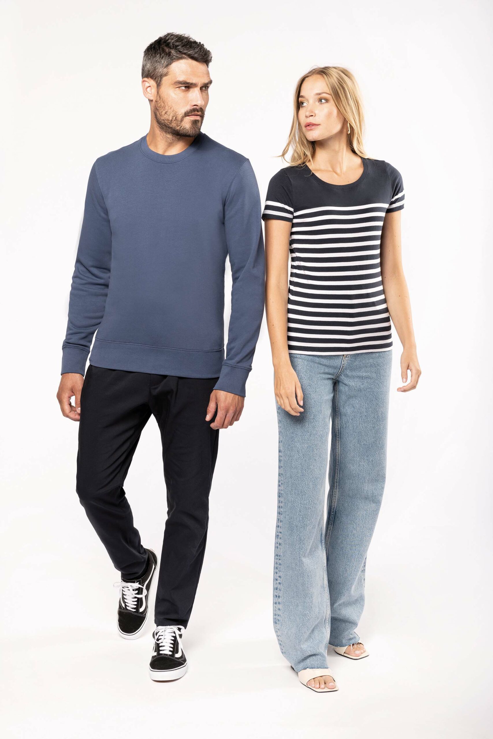 Ladies’ Organic crew neck sailor T-shirt - Image 15