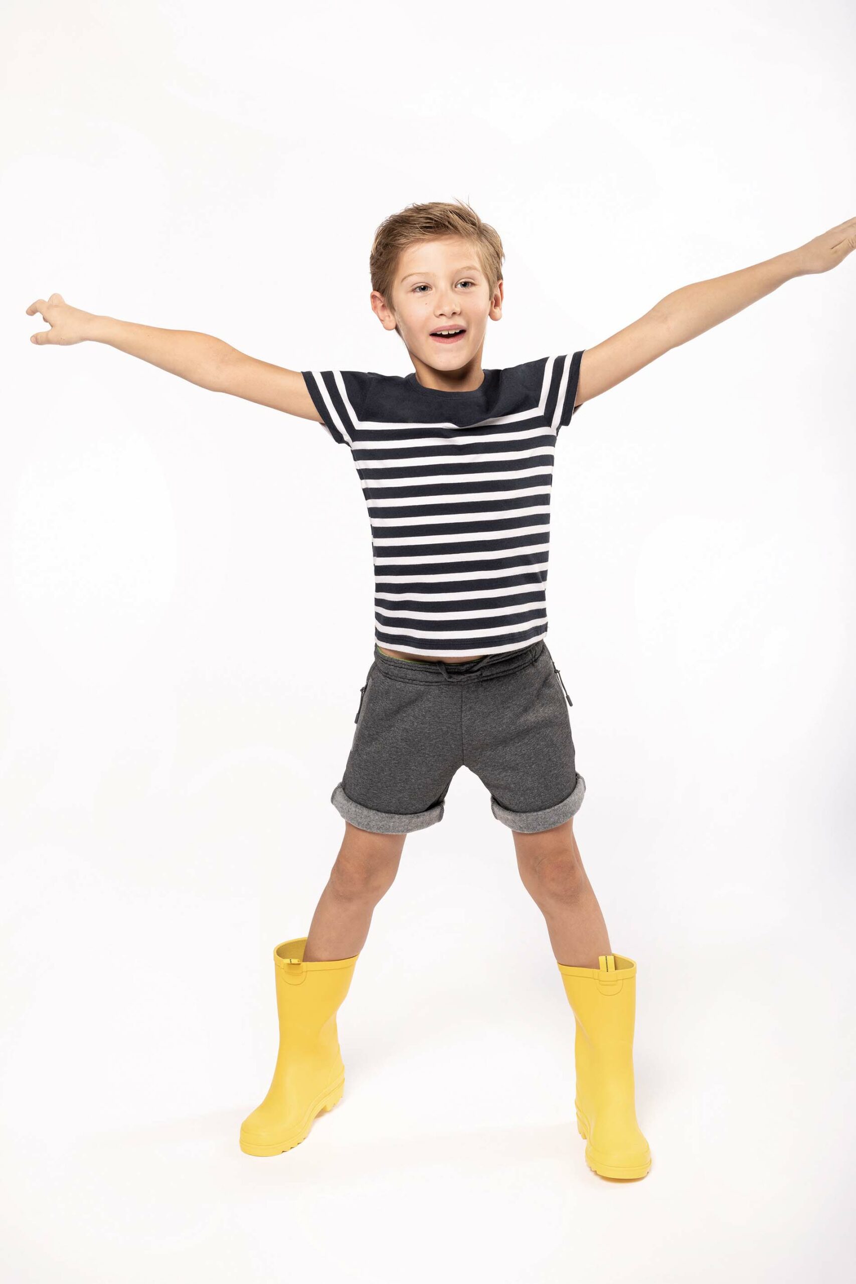 Kids' Organic crew neck sailor T-shirt - Image 2