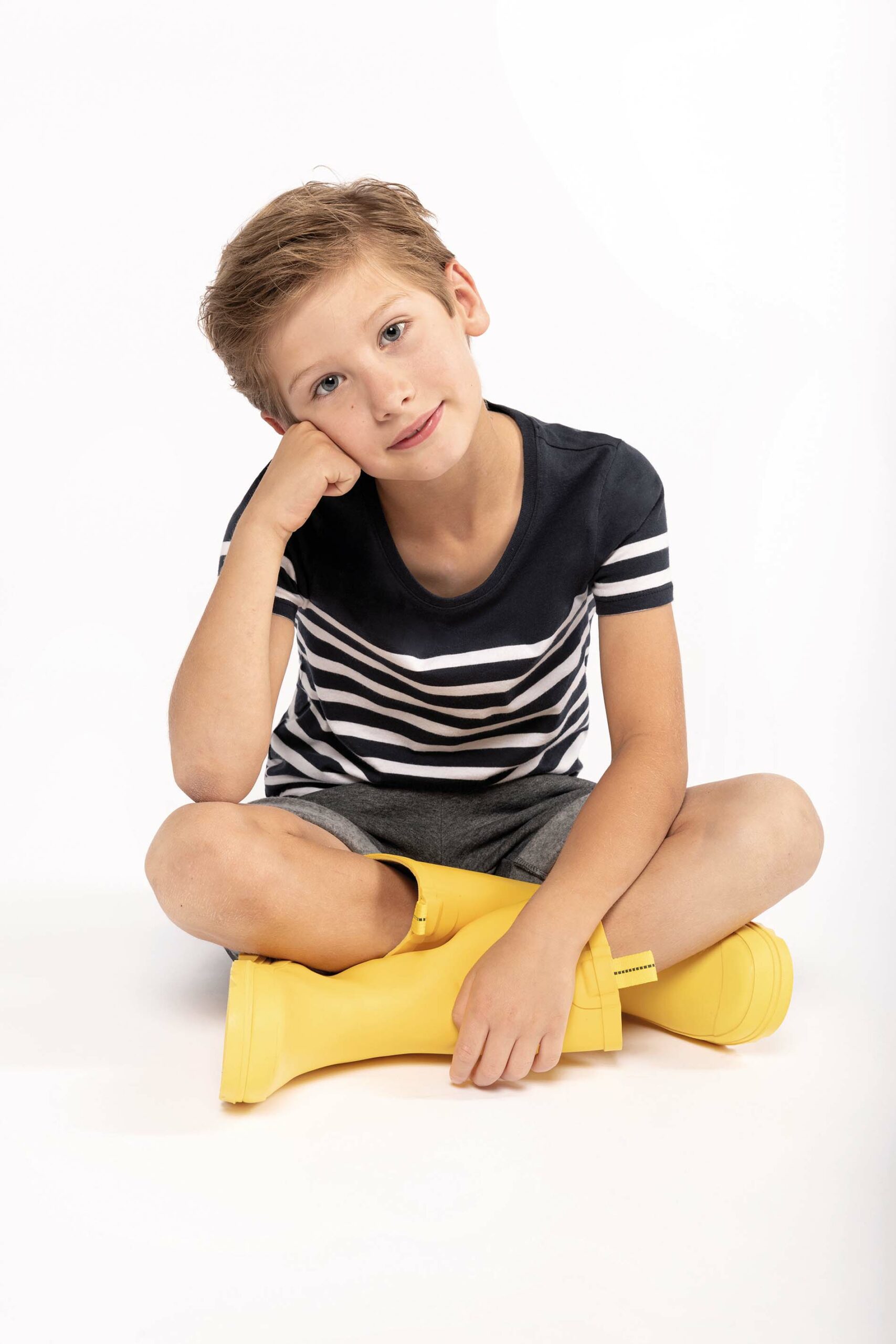 Kids' Organic crew neck sailor T-shirt - Image 4