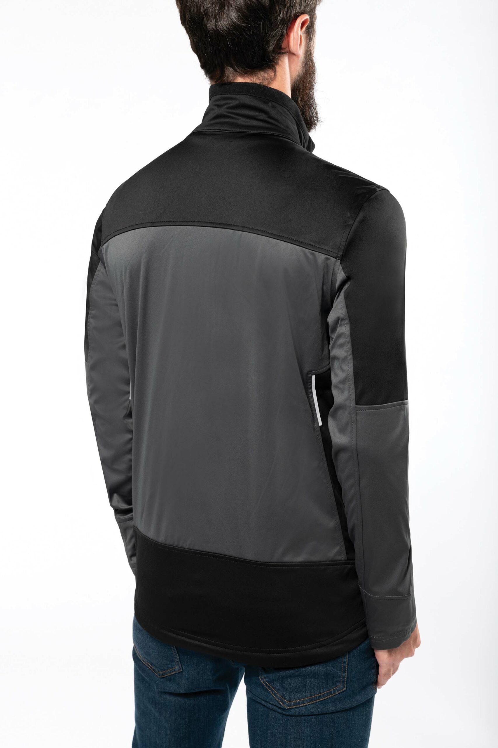 Men's two-tone softshell jacket